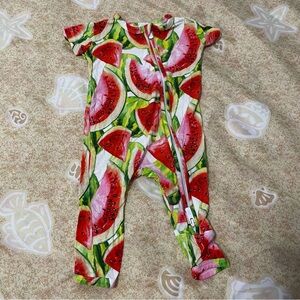 Little Bum Bums Baby Girls’ One in a Melon Romper Size 0-3M
